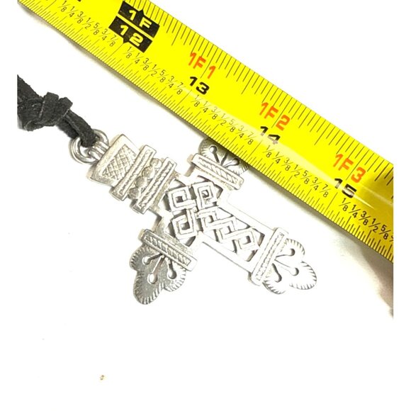 Silvertown Cross Necklace Silver Pendant Religious Jewelry Unisex Gift - Picture 6 of 6